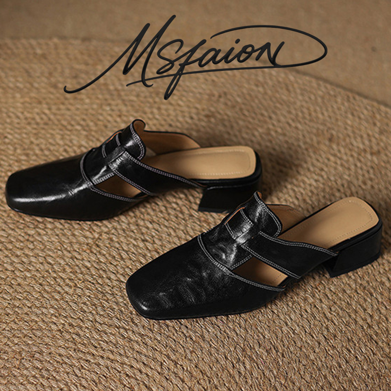 Genuine Sheepskin Mules 2026 N - Women'S Shoes Hands Free reseña y precio