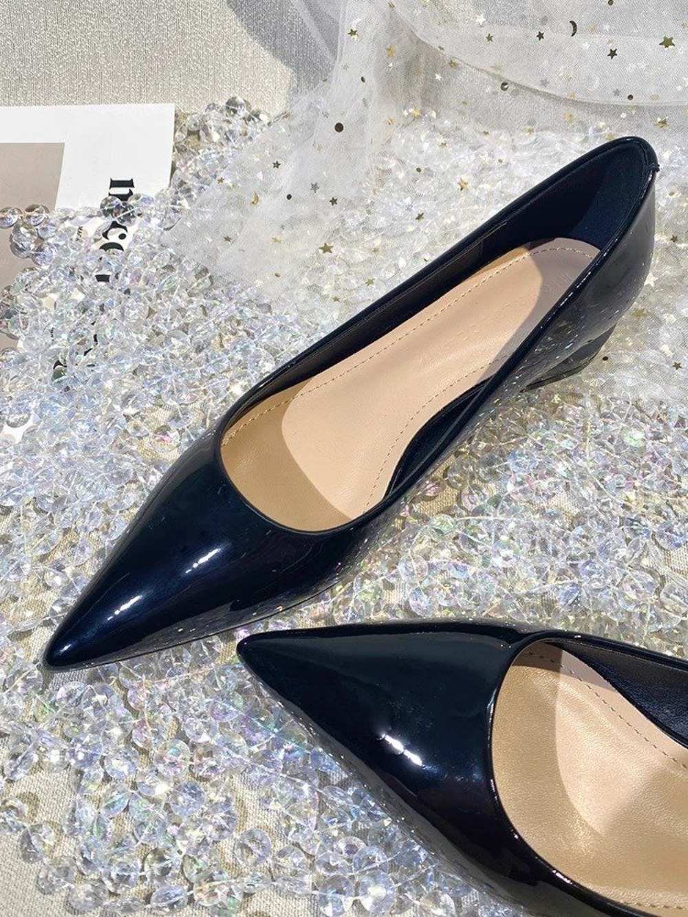 French style patent leather po - Pointed Toe Flat reseña y precio