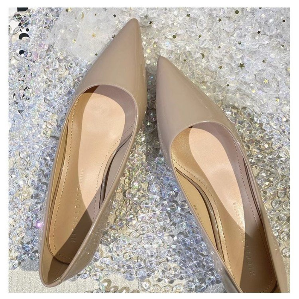 French style patent leather po - Pointed Toe Flat reseña y precio