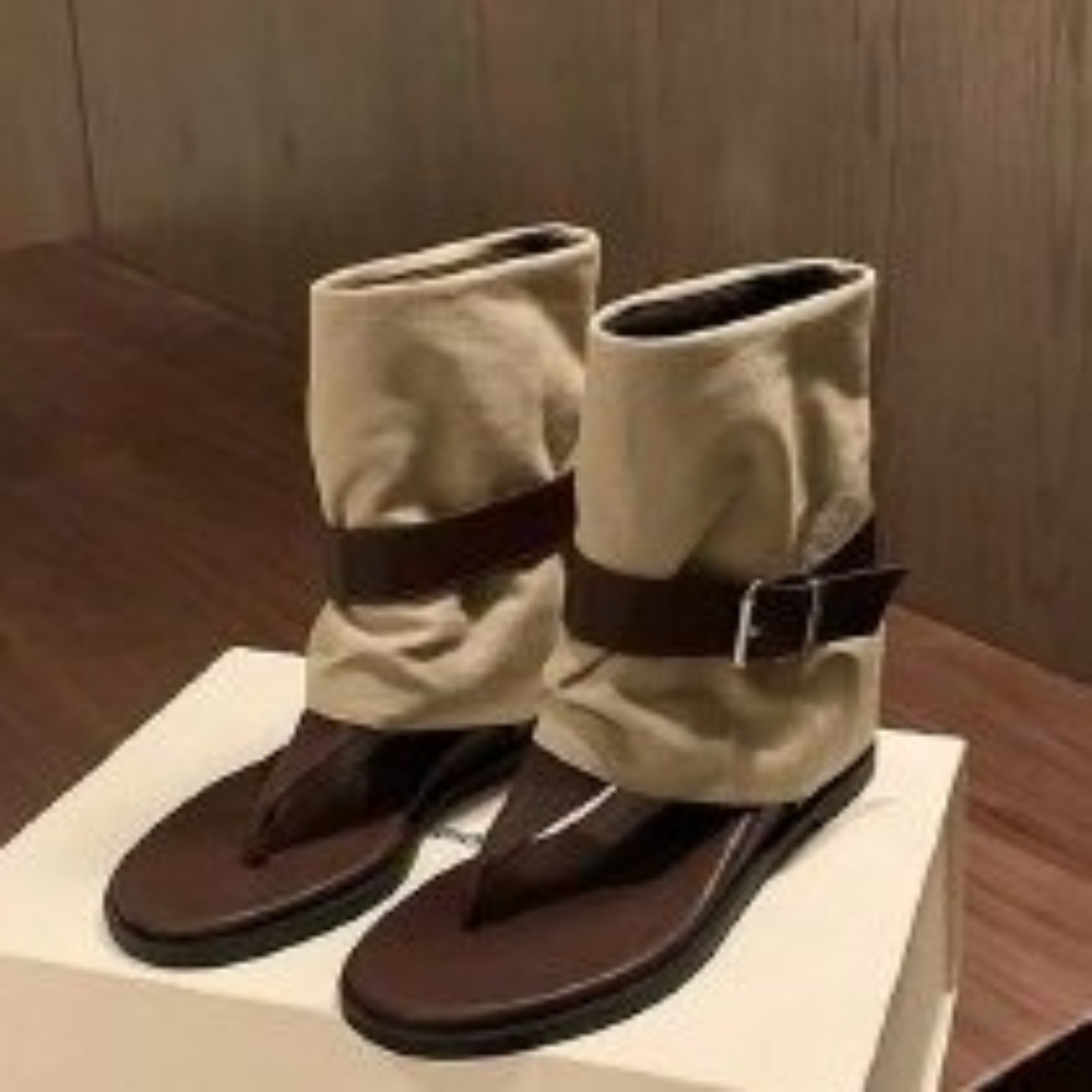 Vintage Color Block Toe Ring S - Women Shoes Boots reseña y precio