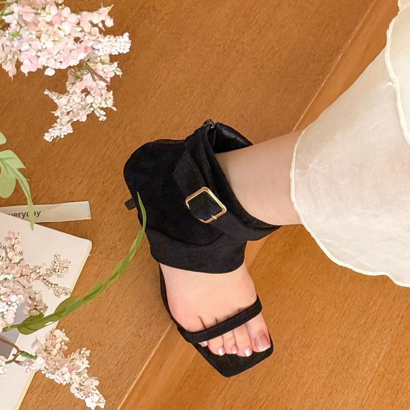 Retro Summer New Square Toe Op - Women Shoes Boots reseña y precio