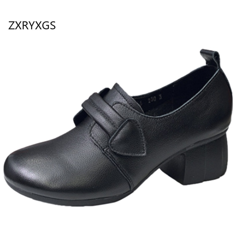 ZXRYXGS 2025 Autumn Real Cowhi - Women Shoes Size 4 In Cm reseña y precio