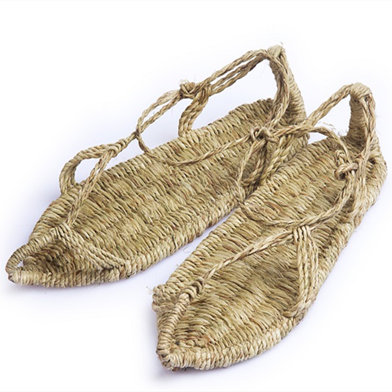 Medieval Shoes Straw Sandals V - Women'S Shoes Hands Free reseña y precio