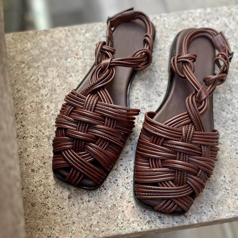 Vintage Hand-woven Flat-bottom - Women'S Shoes Hands Free reseña y precio