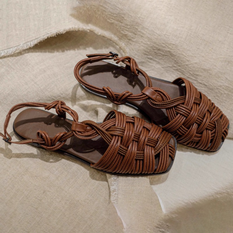 Vintage Hand-woven Flat-bottom - Women'S Shoes Hands Free reseña y precio