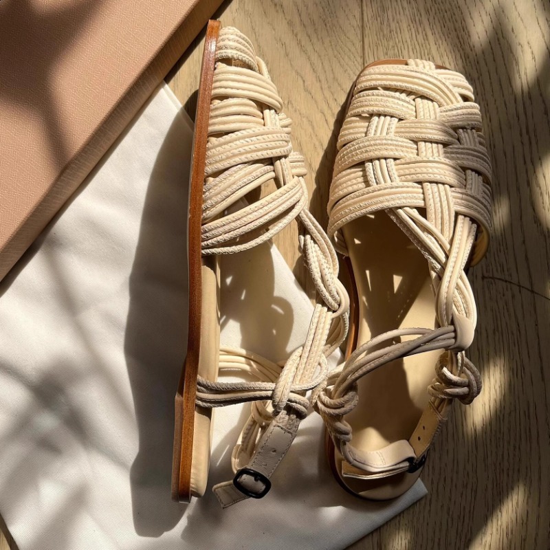 Vintage Hand-woven Flat-bottom - Women'S Shoes Hands Free reseña y precio